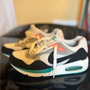 Nike Air Max Excee Sneakers – White/Black/Teal/Coral – Women’s size 6